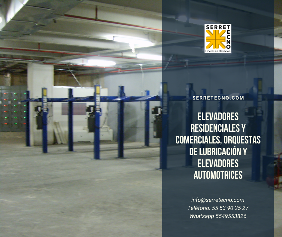Elevautos cuatro columnas