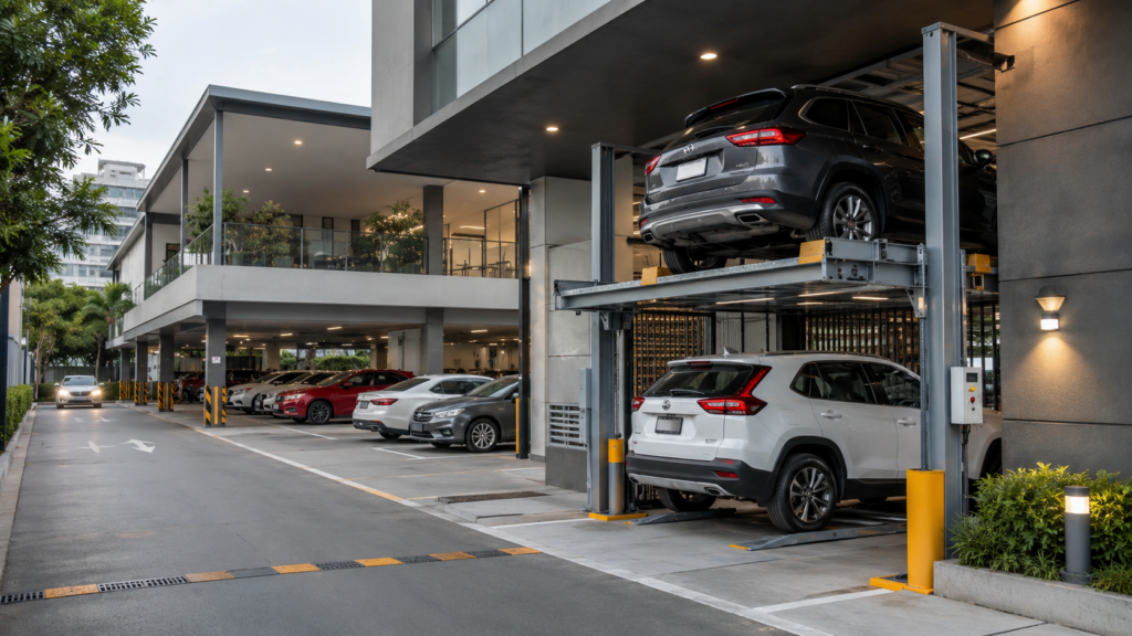 Qué tipo elegir en elevadores comerciales en México según el uso del estacionamiento