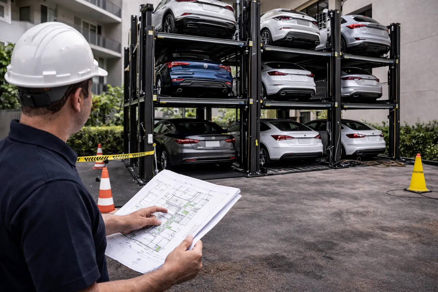 Torre de estacionamiento automatizada Serretecno