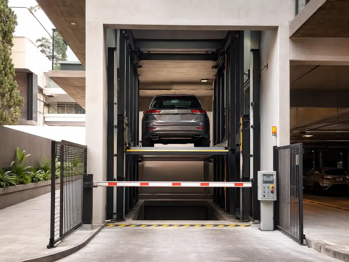 Elevador para autos Serretecno
