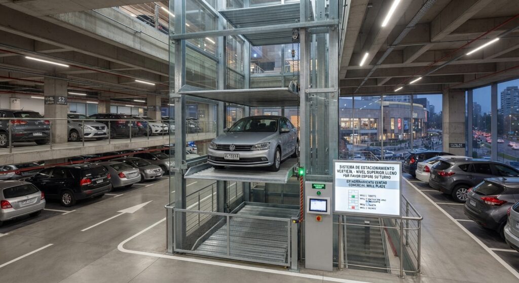 Soluciones de elevación vehicular para espacios comerciales en México