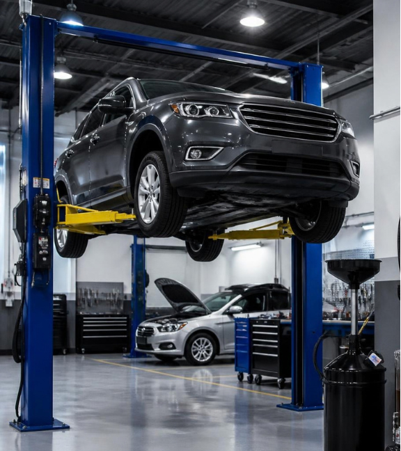 Equipo de taller automotriz y sistemas de lubricación en Serretecno
