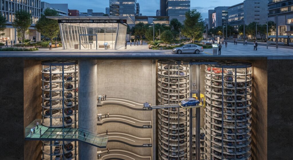 Cuándo instalar torres de estacionamiento subterráneas en México